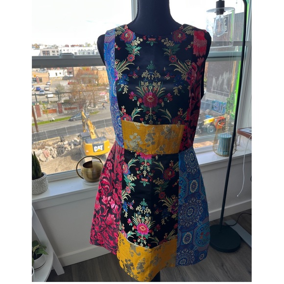 Alice & Olivia multicolored patterned dress - Picture 1 of 5